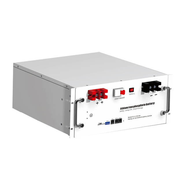 48V100机架系统锂铁电池