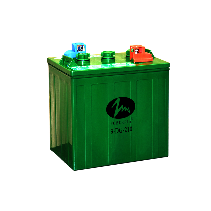 3-DG-210 EV 電池 6V210ah 深循環重型 AGM 電動車高爾夫球車電池 210ah
