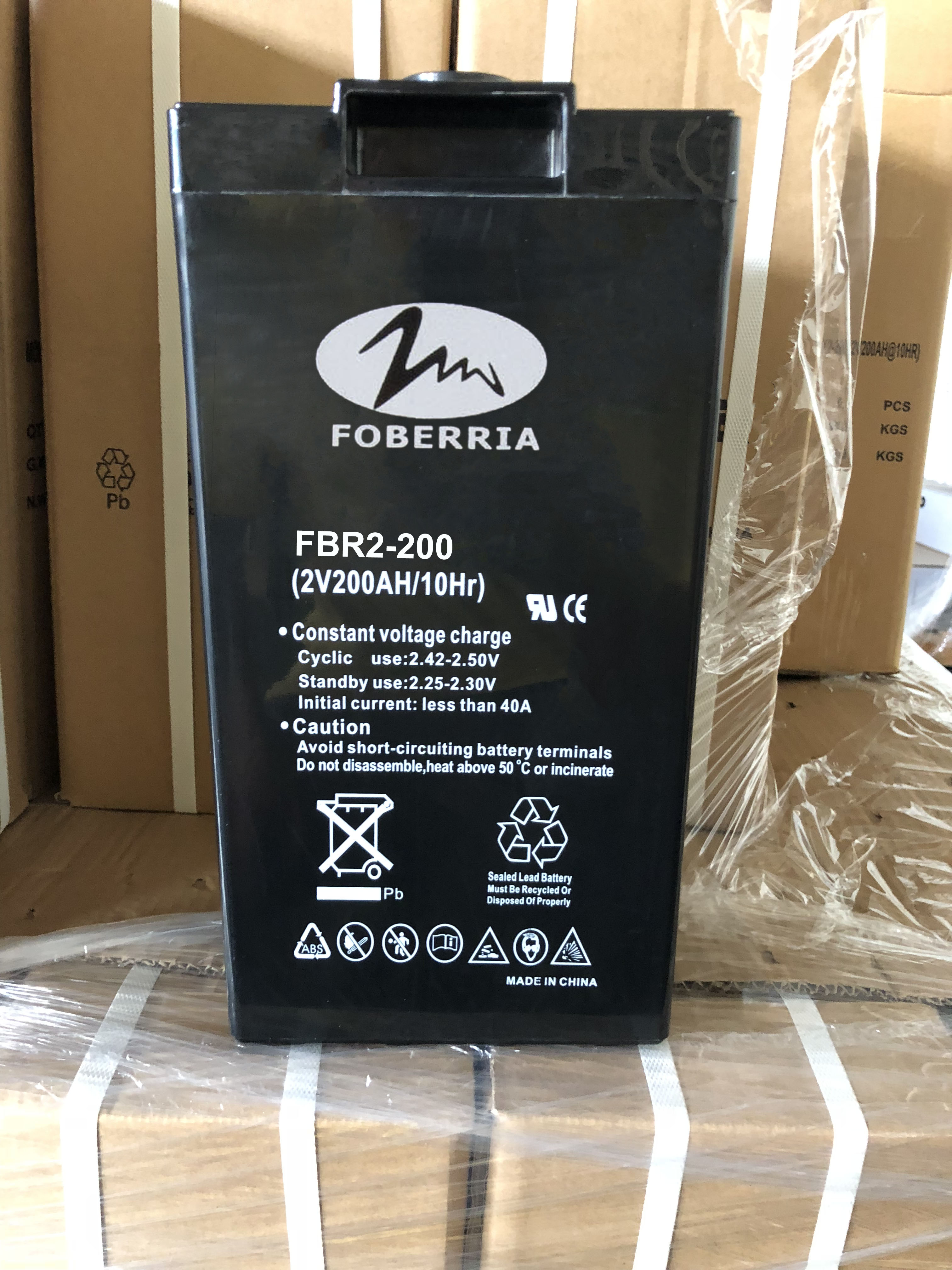 GFM 200ah 15 年以上設計壽命電池