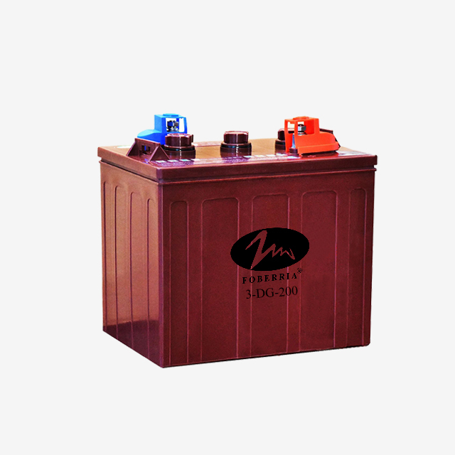 3-DG-200 电动车电池 管式极板 6V180ah 富液电池 电动车高尔夫球车电池 6V200ah