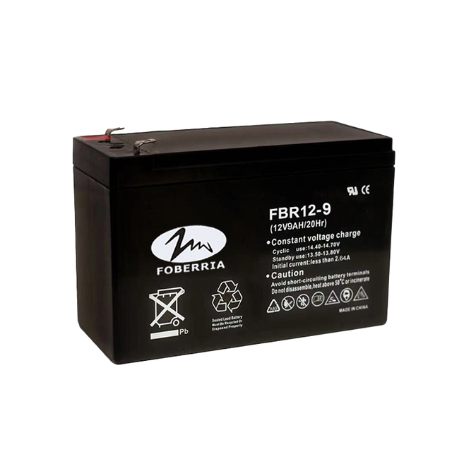 F2 端子 12V9Ah UPS 密封铅酸 (Sla) 可充电免维护电池