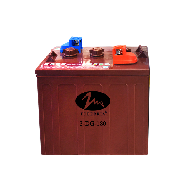 3-DG-180 EV 電池 6V180ah 深循環重型 AGM 電動車高爾夫球車電池 180ah