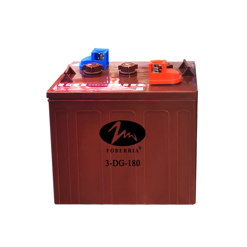 3-DG-180 EV 电池 6V180ah 深循环重型 AGM 电动车高尔夫球车电池 180ah