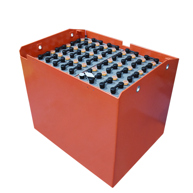 80V 8PzS640 DIN 電動叉車電池 帶 SR350A 灰色