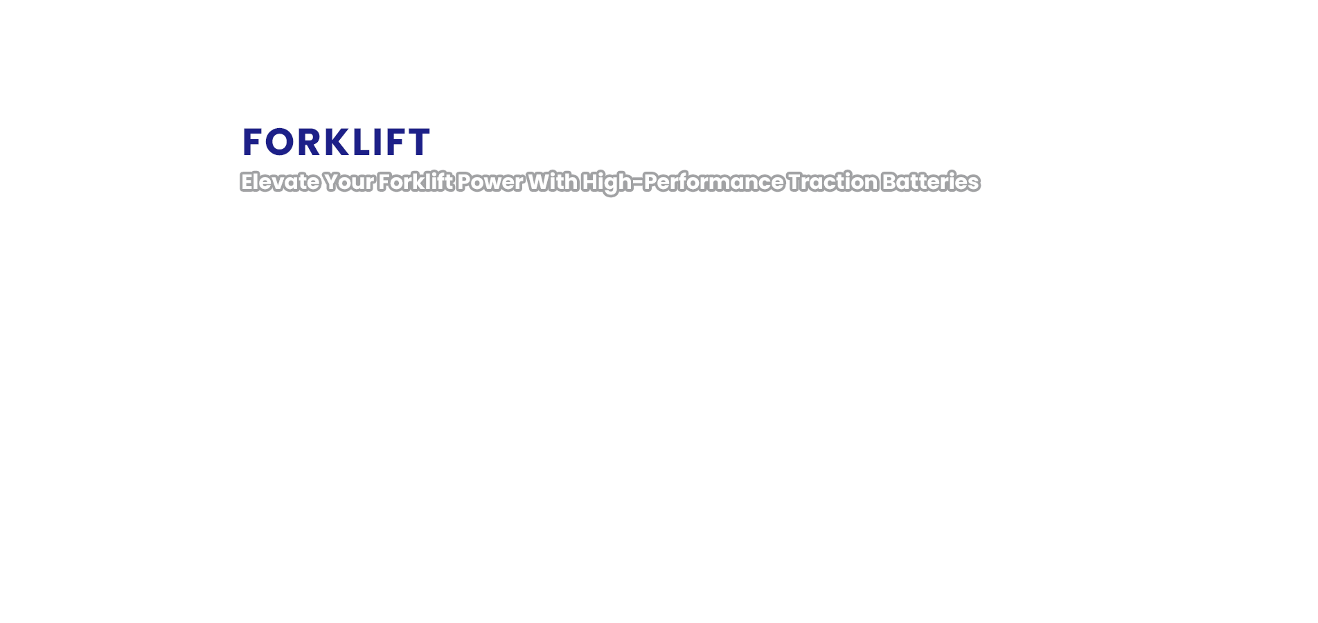 Gabelstaplerbatterie